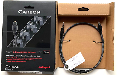Audioquest Carbon Optical cable (Brand New) 0.75m