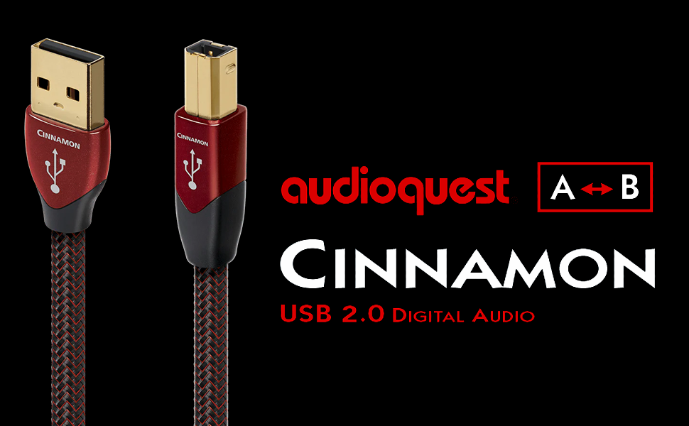 Audioquest Cinnamon USB A to B (Display) 3m