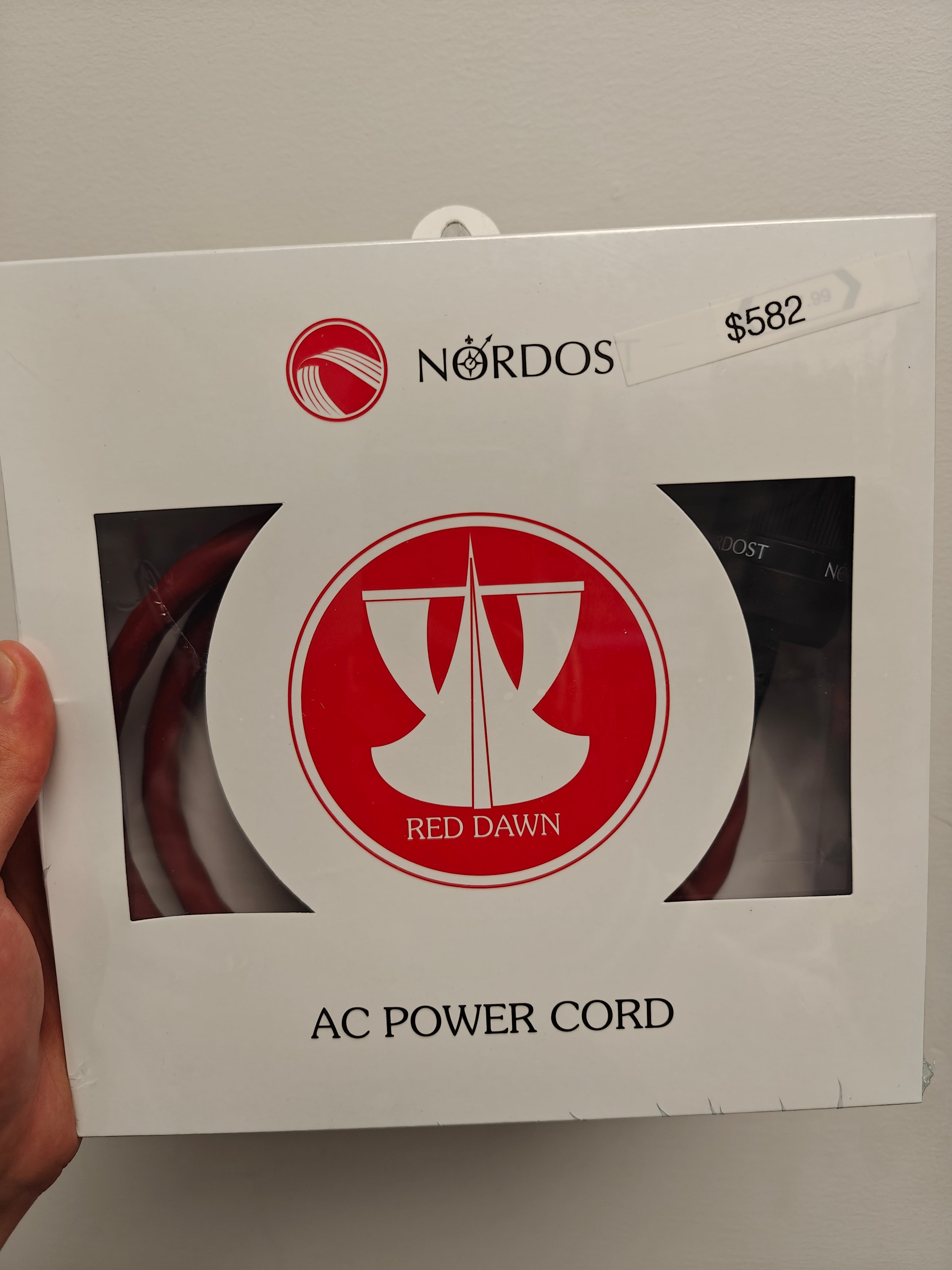 Nordost Red dawn power cord 15 amp connector (Brand New) 1m