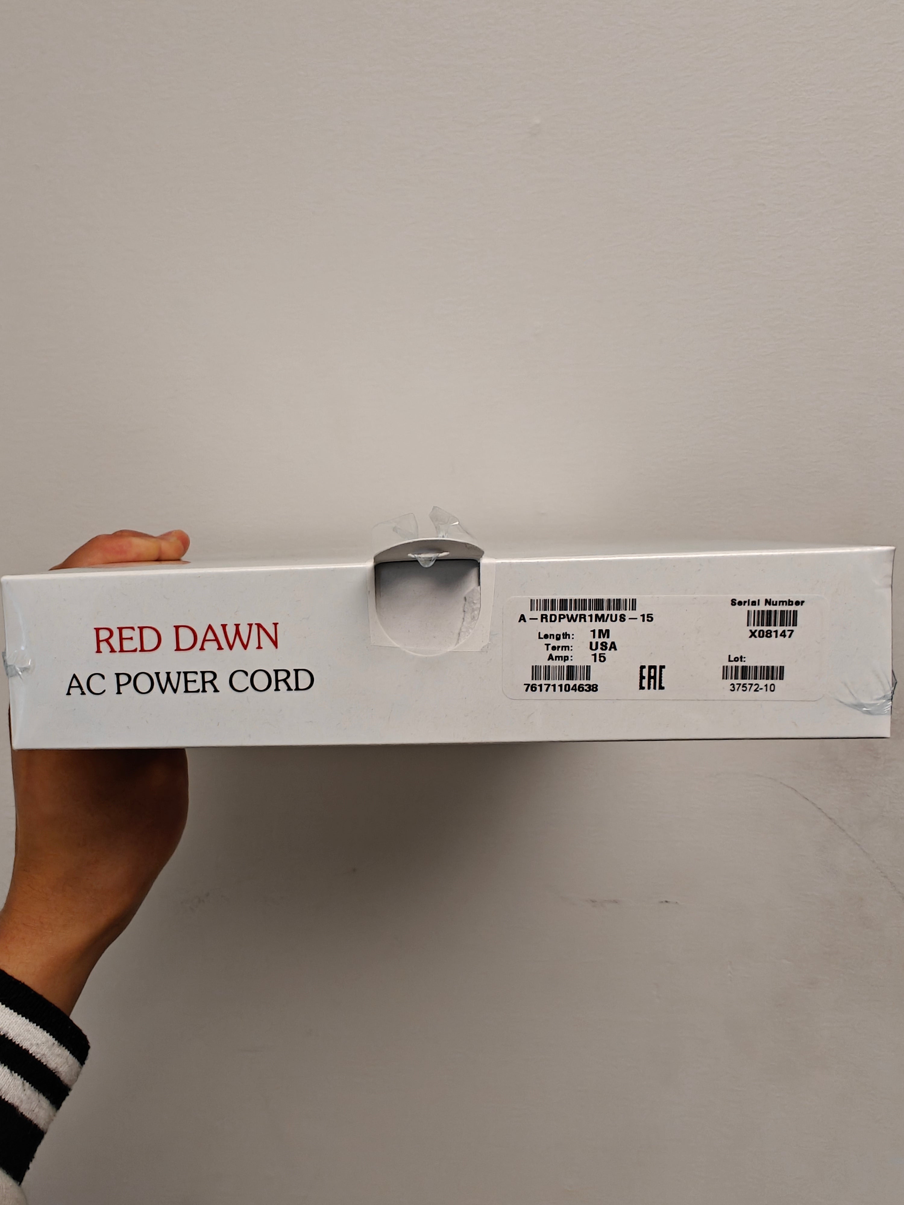 Nordost Red dawn power cord 15 amp connector (Brand New) 1m