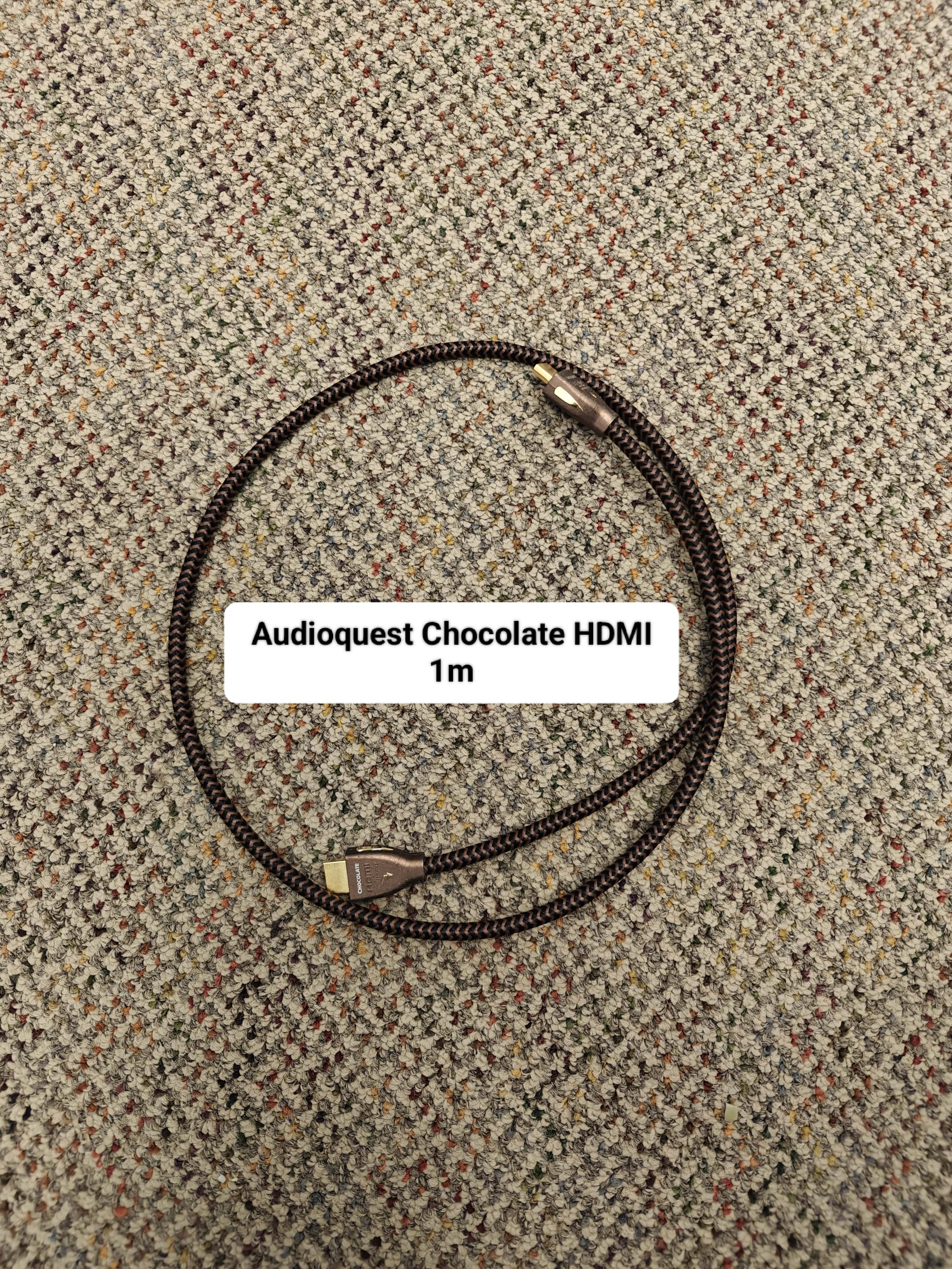 Audioquest Chocolate HDMI cable (Pre-owned) 1m