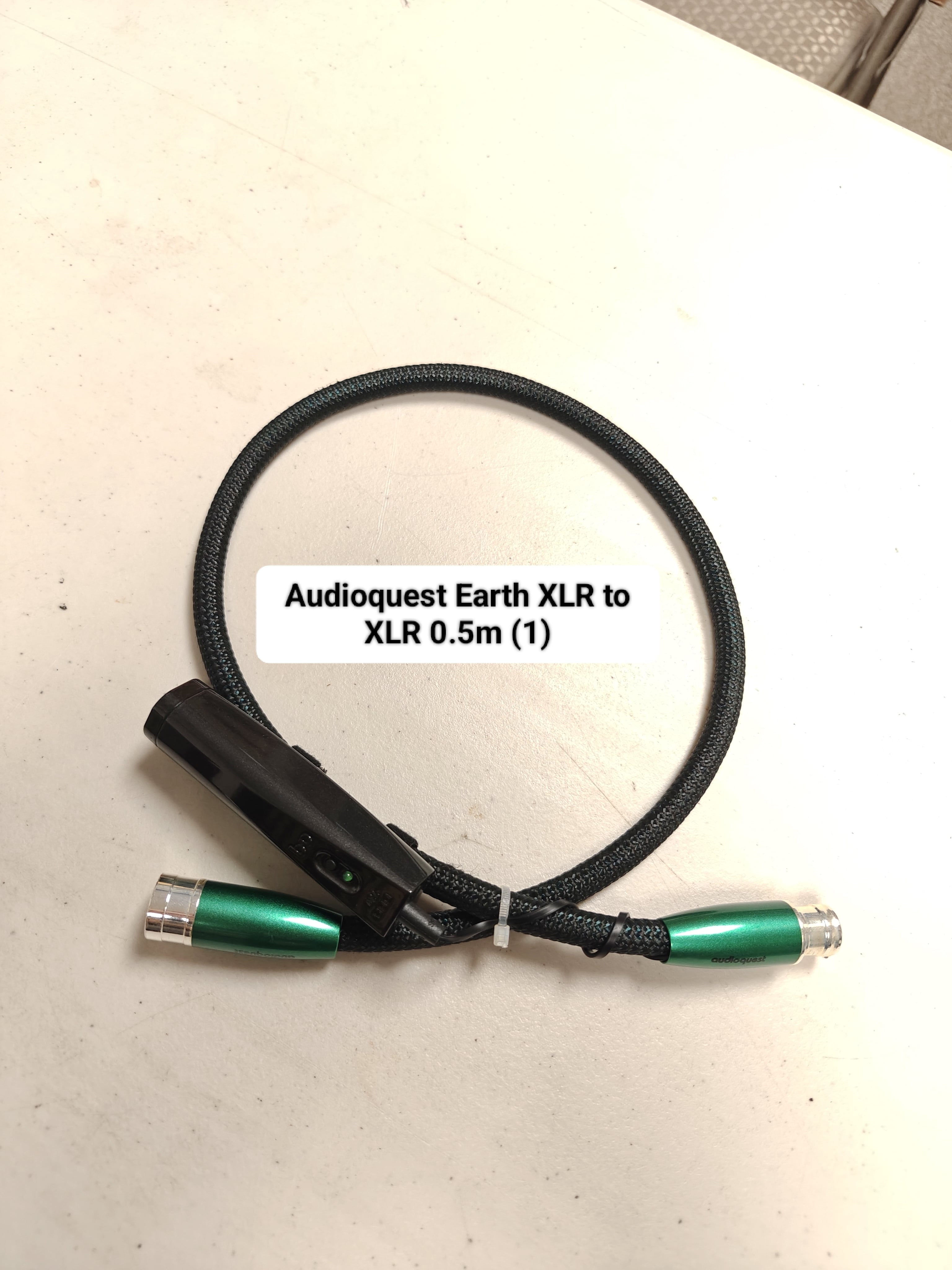 Audioquest Earth XLR to XLR interconnect SINGLE (Pre-Owned) 0.5m