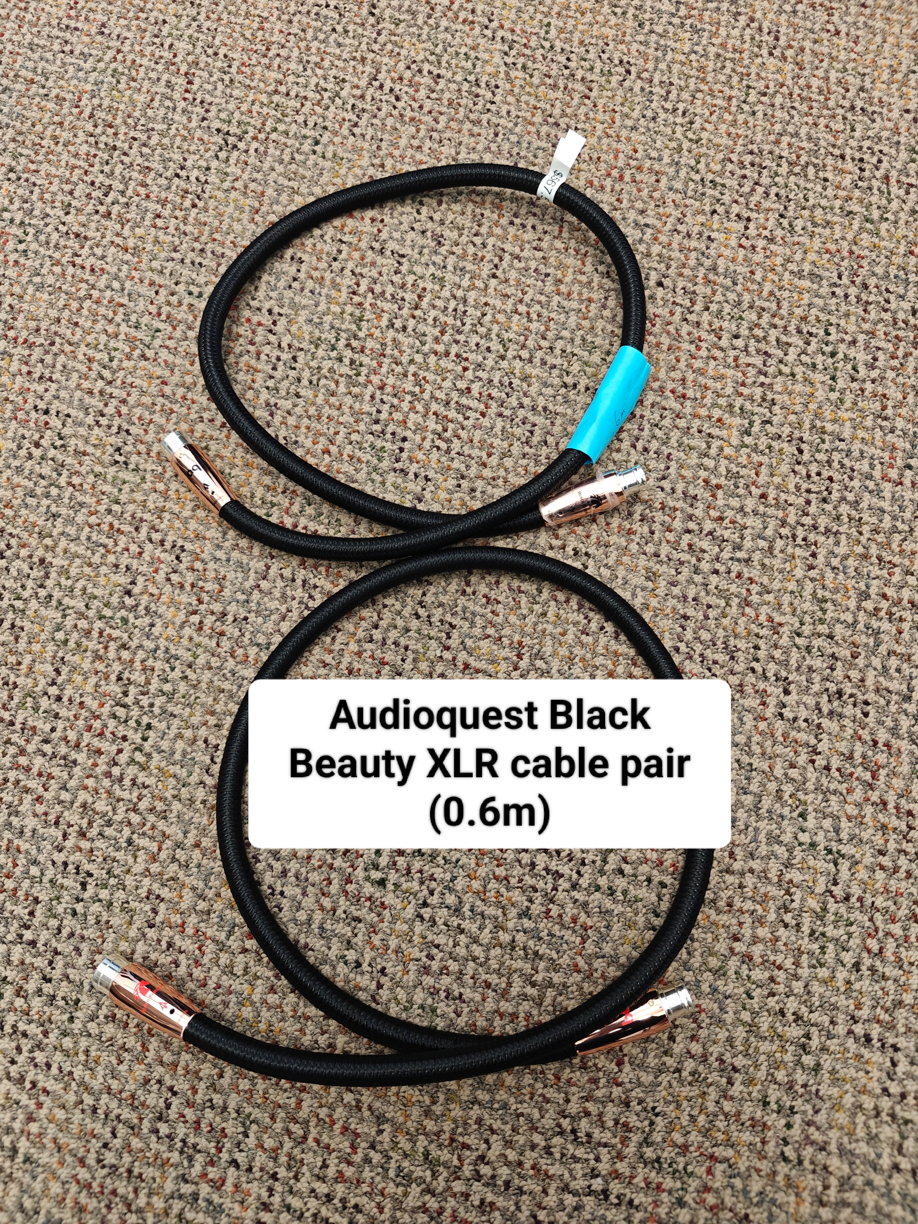 Audioquest Black Beauty XLR pair (Display) 0.6m