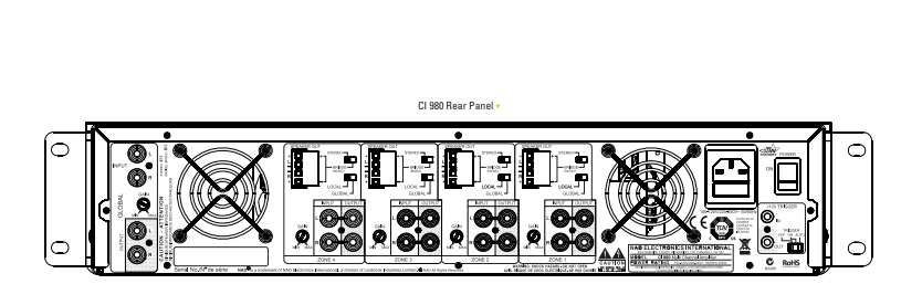 NAD CI 980 Multi-Channel Amplifier
