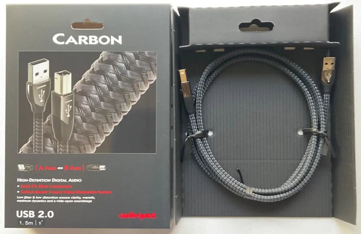Audioquest Carbon USB A to B (Brand New) 1.5m