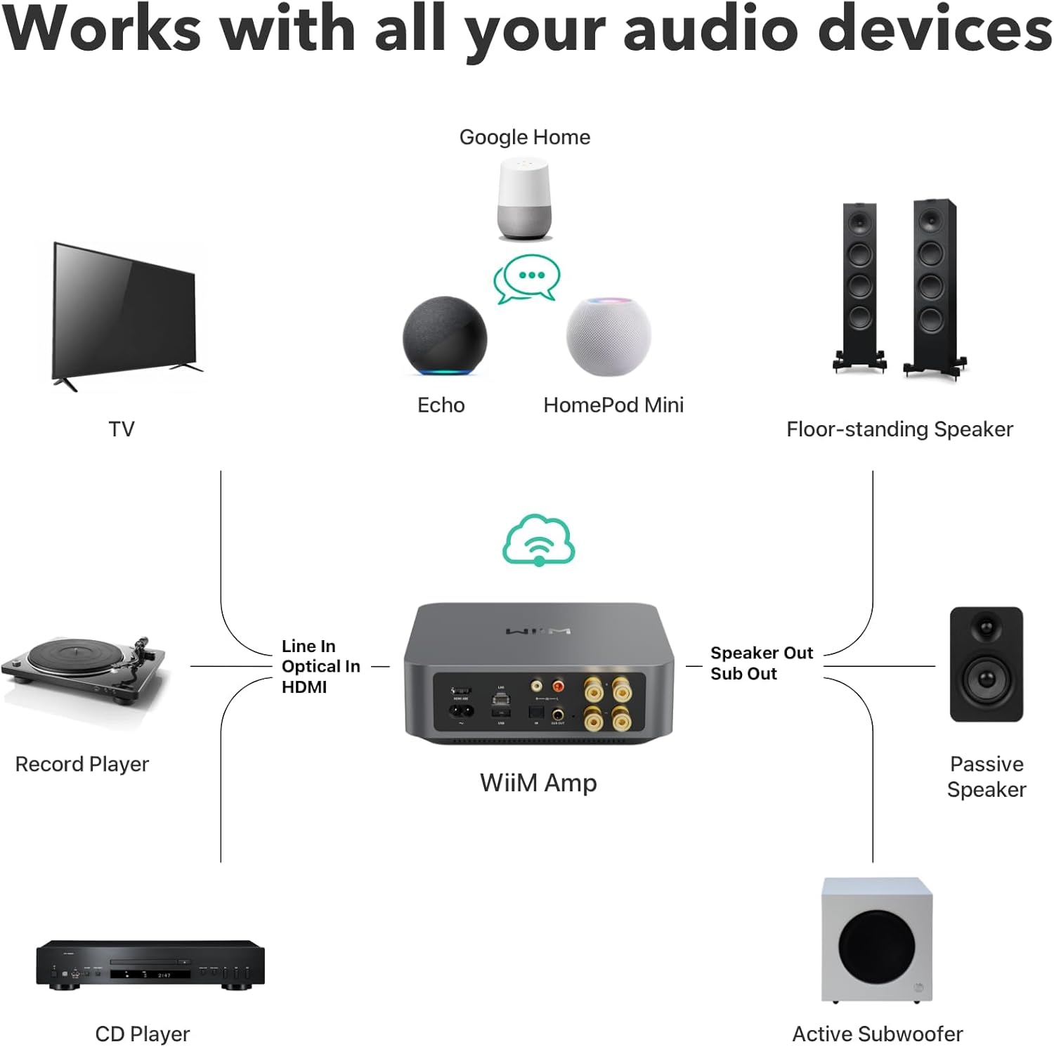 WiiM Amp Multiroom Streaming Amplifier